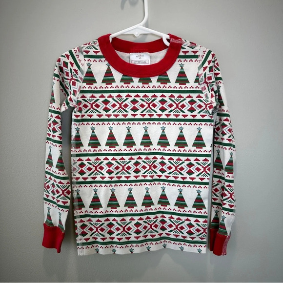 Hanna Andersson Other - Hanna Anderson Girls 5 Long Sleeve Christmas Flannel Top Pajama Holiday